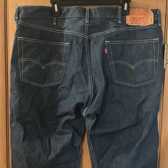 Levi’s Men’s 501XX Straight Fit Jeans Button Fly Size W42 L32 - Picture 8 of 13
